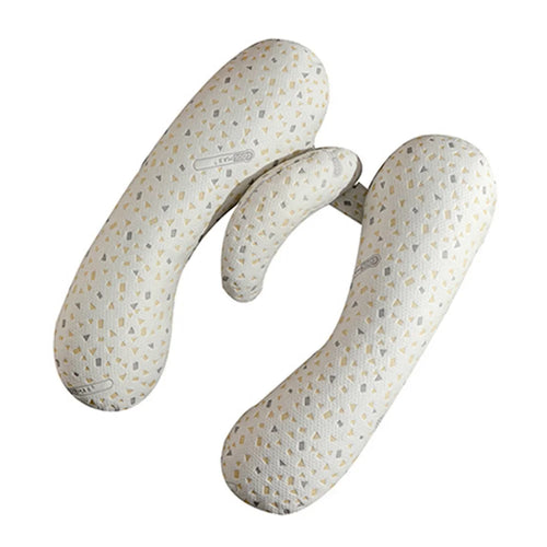 H Shaped Pregnancy Pillow Maternity Pillow Hip Support with Crescent Pillow for Sleeping - Light Grey - 1