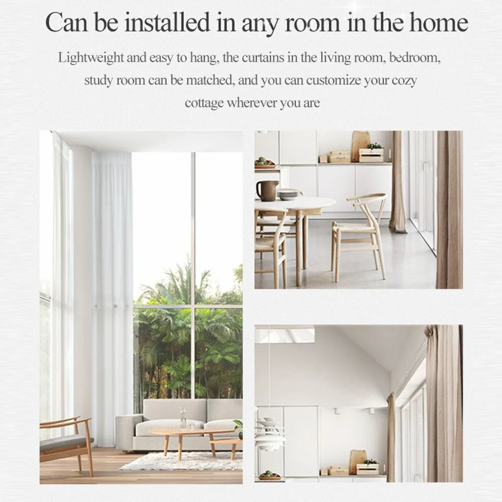 LY-1668 Auto Curtain Opener WiFi App Control Smart Curtain Robot with Timer (Single Opening, Rod) - 5