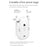 LY-1688 Single Opening Smart Electric Curtain Robot RC Auto Curtain Opener for U Rail, I Rail, Rod (Remote Version) - 3
