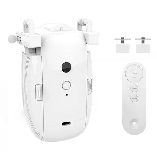 LY-1672 Single Opening Smart Curtain Robot for U Rail, I Rail Remote Control Electric Curtain Opener - 1