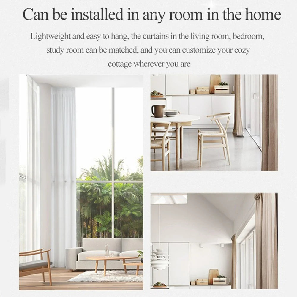 LY-1672 Single Opening Smart Curtain Robot for U Rail, I Rail Remote Control Electric Curtain Opener - 7