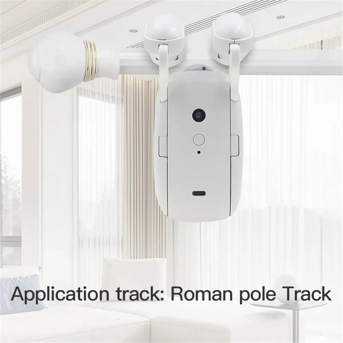 LY-1672 Smart Auto Curtain Robot for Rod Dual Opening RC Curtain Opener - 4