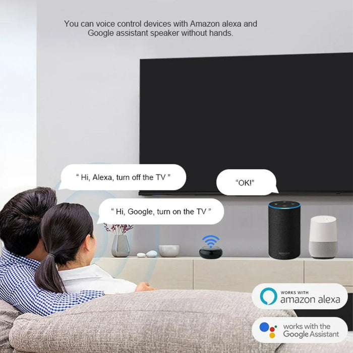 LY-119 Tuya WiFi Infrared Remote Voice Control TV Air Conditioner Smart Home Temperature and Humidity Sensor - 6