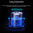 LY1668 1Pc Electric Curtain Motor Tuya App Bluetooth-compatible Automatic Curtain Controller for U / T Shape Track - 2