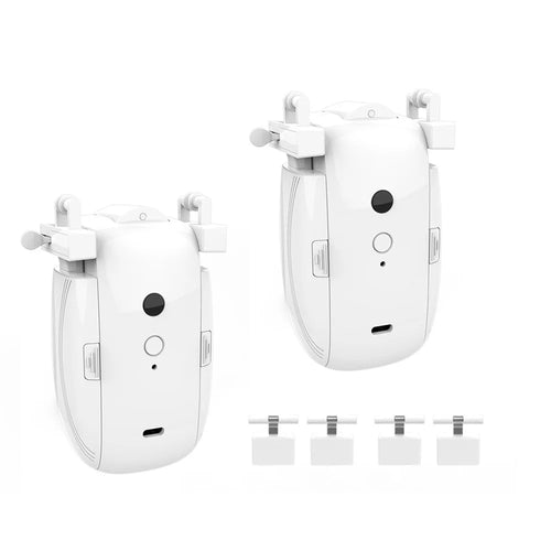 LY1668 2Pcs U / T Shape Track Curtain Electric Motor Tuya App Bluetooth-compatible Smart Automatic Curtain Controller - 1