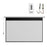 Auto Lifting 60-inch 4:3 RC HD Projection Screen Wall Mounted 3.6 Gain Metal Projection Screen for Home Theater, 220V EU Plug - 1