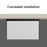 Auto Lifting 60-inch 4:3 RC HD Projection Screen Wall Mounted 3.6 Gain Metal Projection Screen for Home Theater, 220V EU Plug - 5
