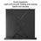60 inch 4:3 Projection Screen Portable Floor Standing Projector Screen Light Resistant Fold-Out Roll-Up Projection Screen - 3