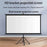 4K Photon Projection Screen Portable Wall Mounted / Floor Standing 60-Inch Projector Screen - Black / 4:3 - 4