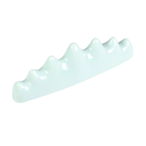 Chinese Calligraphy Pen Holder Plastic Imitated Jade Brush Rack Pen Rest Stand Shelf for Holding 6 Pens - 1
