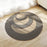 120CM Diameter Cotton Rope Woven Bedside Floor Mat Braided Pad Retro Style Ground Cushion - 4