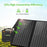HAWEEL HWL2766B 100W 4-folding Monocrystalline Solar Panel Pack Outdoor Waterproof Mobile Charger - 6