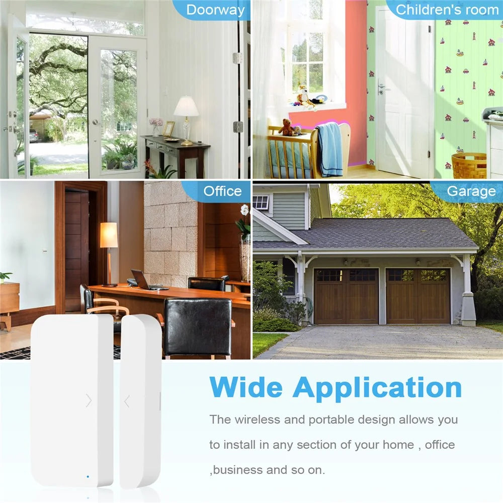 LY-121 TUYA WiFi Door Window Sensor Smart Contact Sensor Door Open Detector - 3