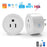 WHM02 20A US Plug WiFi Outlet Smart Tuya Socket with Measure, Cell Phone Remote / Voice Control, Timer - 2