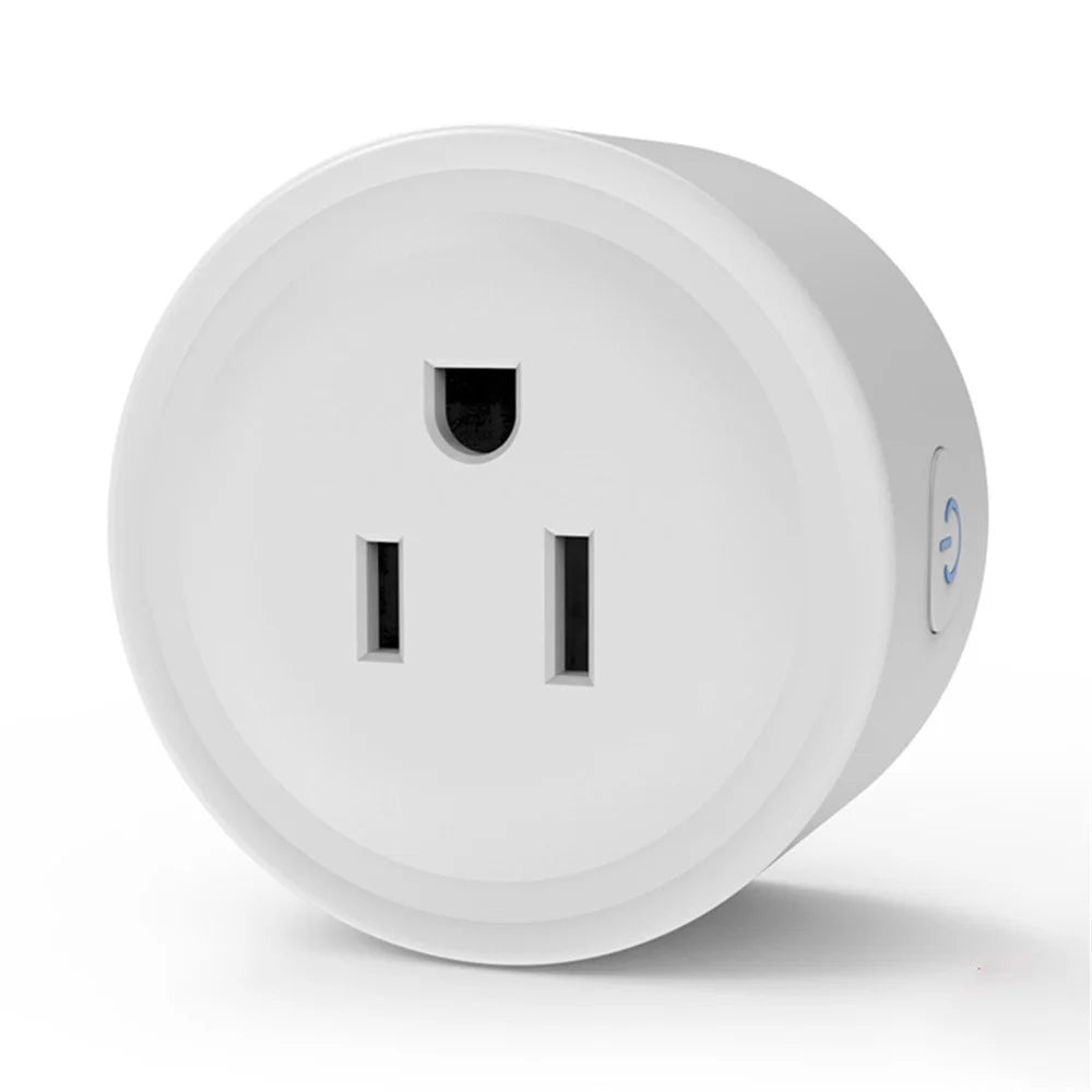 WHM02 10A US Plug WiFi Outlet with Measure APP Remote / Voice Control Smart Tuya Socket Support Timer Switch - 1