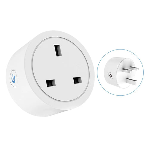 WHD10 UK Plug 16A Tuya WiFi Smart Socket with Electricity Metering Voice / APP Control - 1