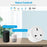 WHD10 UK Plug 16A Tuya WiFi Smart Socket with Electricity Metering Voice / APP Control - 5