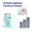 WHM07 Wireless Doorbell Set Receiver + Transmitter Electronic Remote Door Bell, US Plug - White - 3