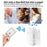 WHM07 Wireless Doorbell Set Receiver + Transmitter Electronic Remote Door Bell, US Plug - White - 4
