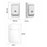 WHM07 Wireless Doorbell Set Receiver + Transmitter Electronic Remote Door Bell, US Plug - White - 6