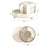 8374 Desktop Makeup Brush Barrel Pen Holder Cosmetics Rotatable Storage Box - 7