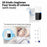WHM05 Wireless Doorbell Self-Powered Remote Control Pressure Home Doorbell, US Plug - 3