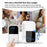 WHM05 Wireless Doorbell Self-Powered Remote Control Pressure Home Doorbell, US Plug - 5