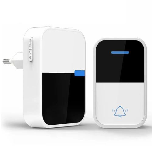 WHM05 EU Plug Wireless Doorbell Self-Powered Remote Control Household Doorbell - 1