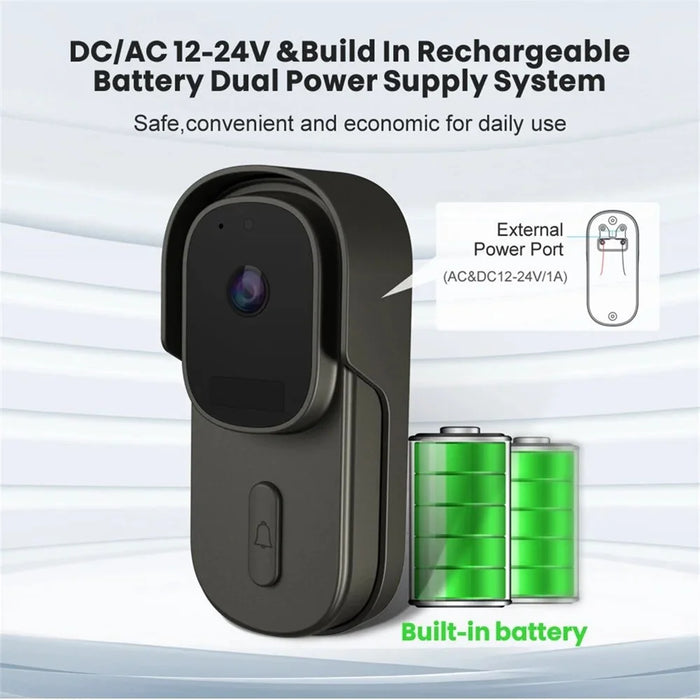 WF001 Tuya WiFi 1080P HD Smart Video Wireless Doorbell with Ding-Dong - 6