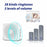 WHM06 Home Door Bell 38 Ringtones USB Powered Wireless Doorbell  (2 Transmitters+1 Receiver) - 2