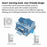WHM06 USB Powered Wireless Doorbell Home Door Bell Kit (1 Transmitter+2 Receivers) - 5