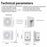 WHM06 USB Powered Wireless Doorbell Home Door Bell Kit (1 Transmitter+2 Receivers) - 6