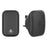 WHM01 UK Plug Adjustable Volume Door Bell Kit with 1 Transmitter+1 Receiver - Black - 1