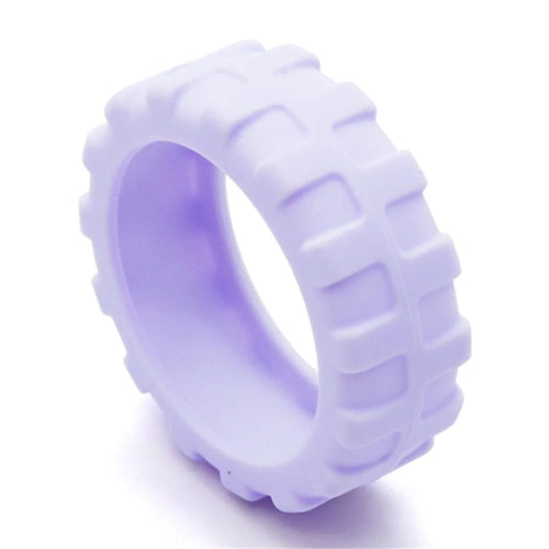 8Pcs Luggage Wheels Protector Reduce Noise Silicone Wheels Caster Shoes, Size S - Purple - 1
