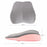 BEWALKER 45*40*10cm Central Decompression Memory Foam Lumbar Support Cushion - Pink - 6