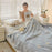 180x200cm Class A Cotton Gauze Blanket Home Summer Towel Quilt Air Conditioning Blanket - Cookie Bear - 1