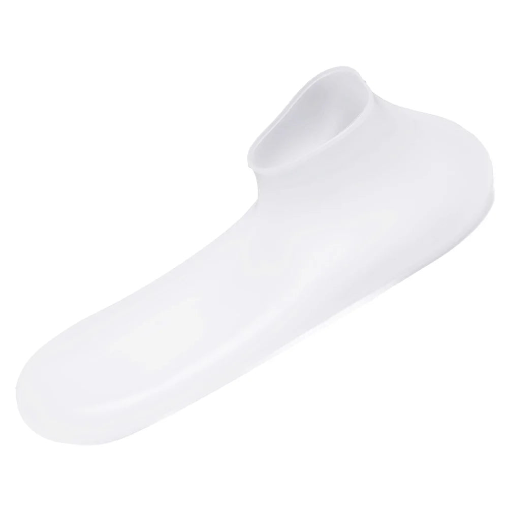 1 Pair Silicone Moisturizing Socks for Dry Cracked Feet Cracked Heels and Softening Rough Skin - White - 2