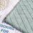 JB014 127x180cm Rhombus Texture Knitted Blanket Sofa Throw Blanket with Tassel - Mint Green - 3