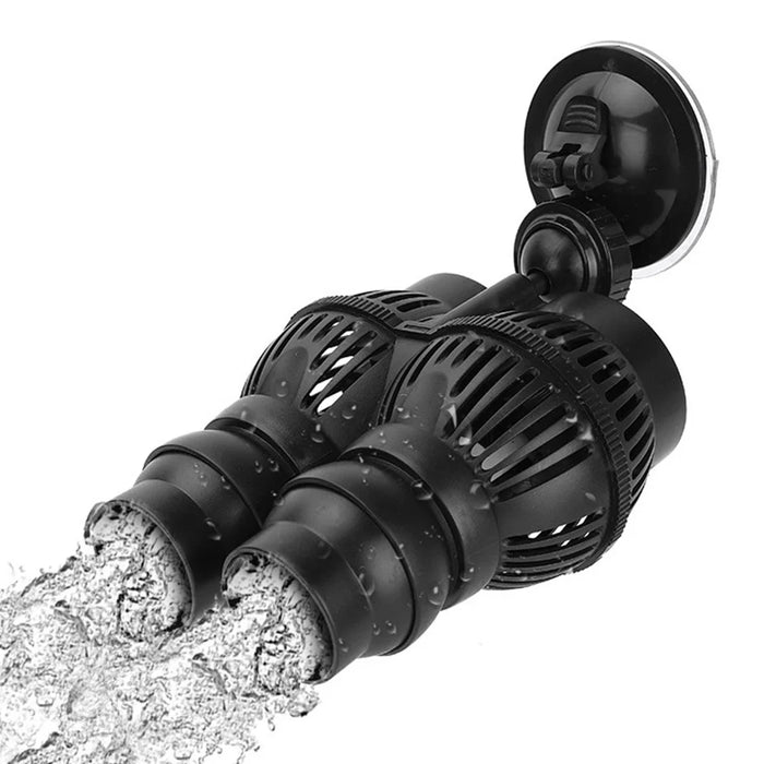 RS-308A 24W 12000L / H Double-head Flow Maker Pump for Fish Tank Wave Making Pump, EU Plug - 1