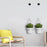001-ZJY-ST2A ZJY-ST2 Detachable Hanging Flower Pots with Wall Hooks (2 Set) - Gold - 2