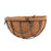 001-YZ01 16-inch Hanging Plant Pot Holder Metal Planter Basket with Coir Liner (Semi-circular Mesh Shape) - 7