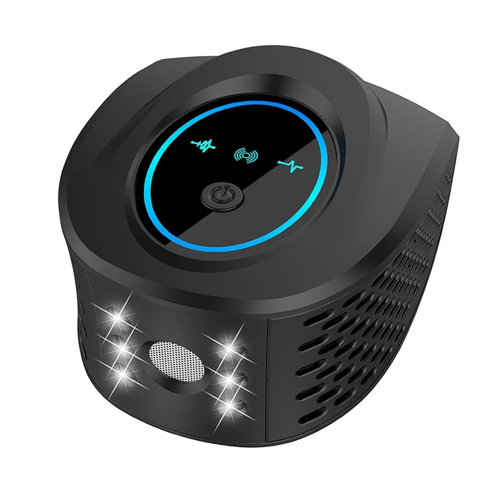 HS218 Mice Repellent Ultrasonic Pest Repeller Mouse Deterrent Rat Control for House Attic - Black / US Plug - 1
