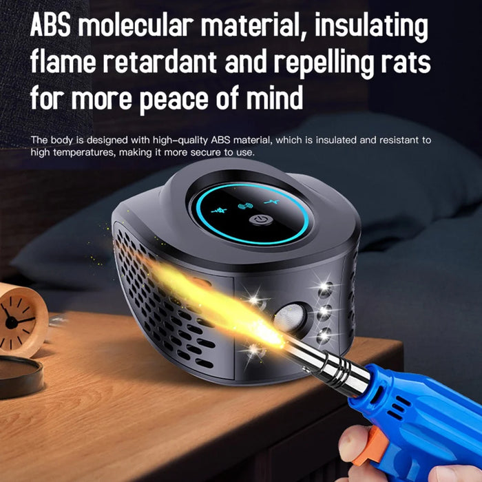HS218 Mice Repellent Ultrasonic Pest Repeller Mouse Deterrent Rat Control for House Attic - Black / US Plug - 6