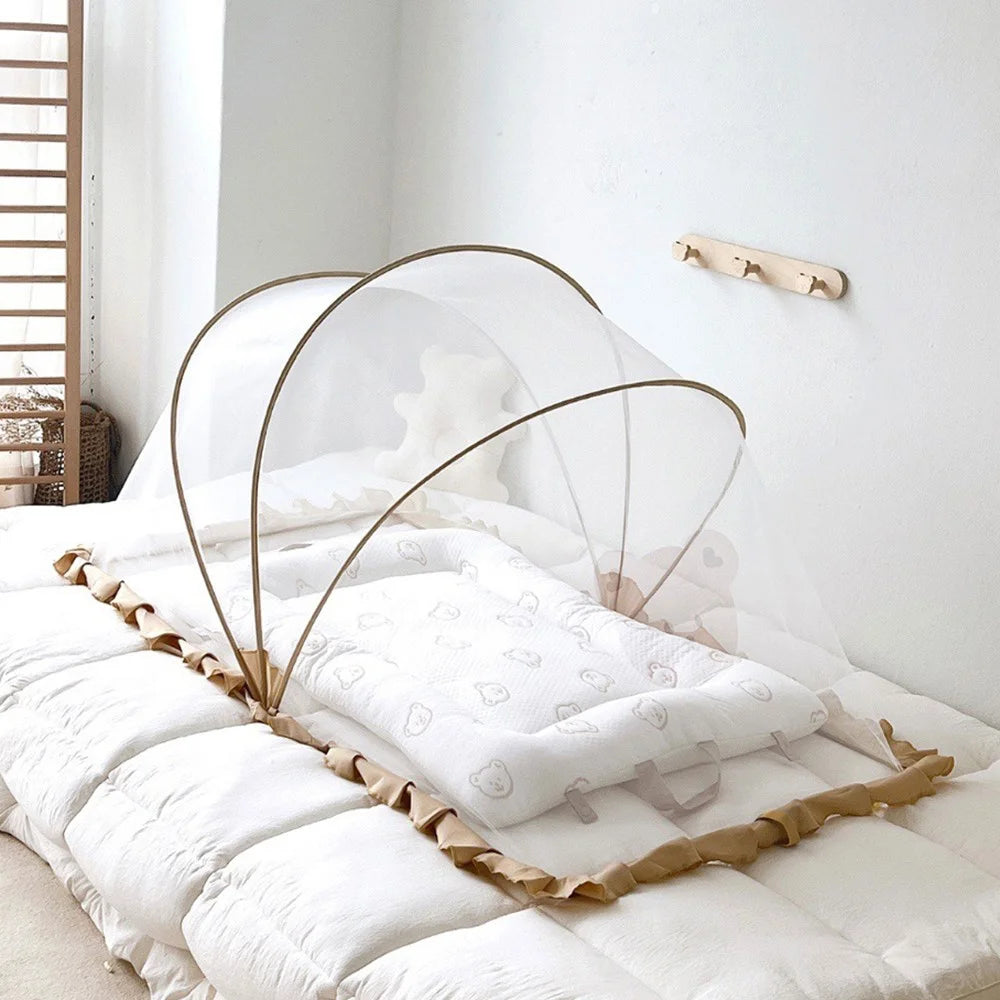 01 128*65cm Baby Mosquito Net Tent Full-Cover Canopy Mosquito Net for Kids Folding Mosquito Netting - 1