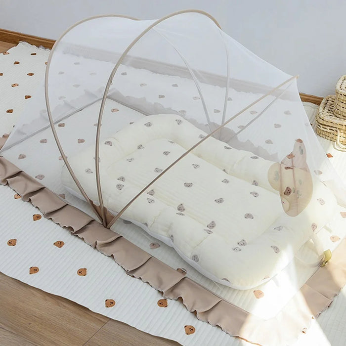 01 128*65cm Baby Mosquito Net Tent Full-Cover Canopy Mosquito Net for Kids Folding Mosquito Netting - 4