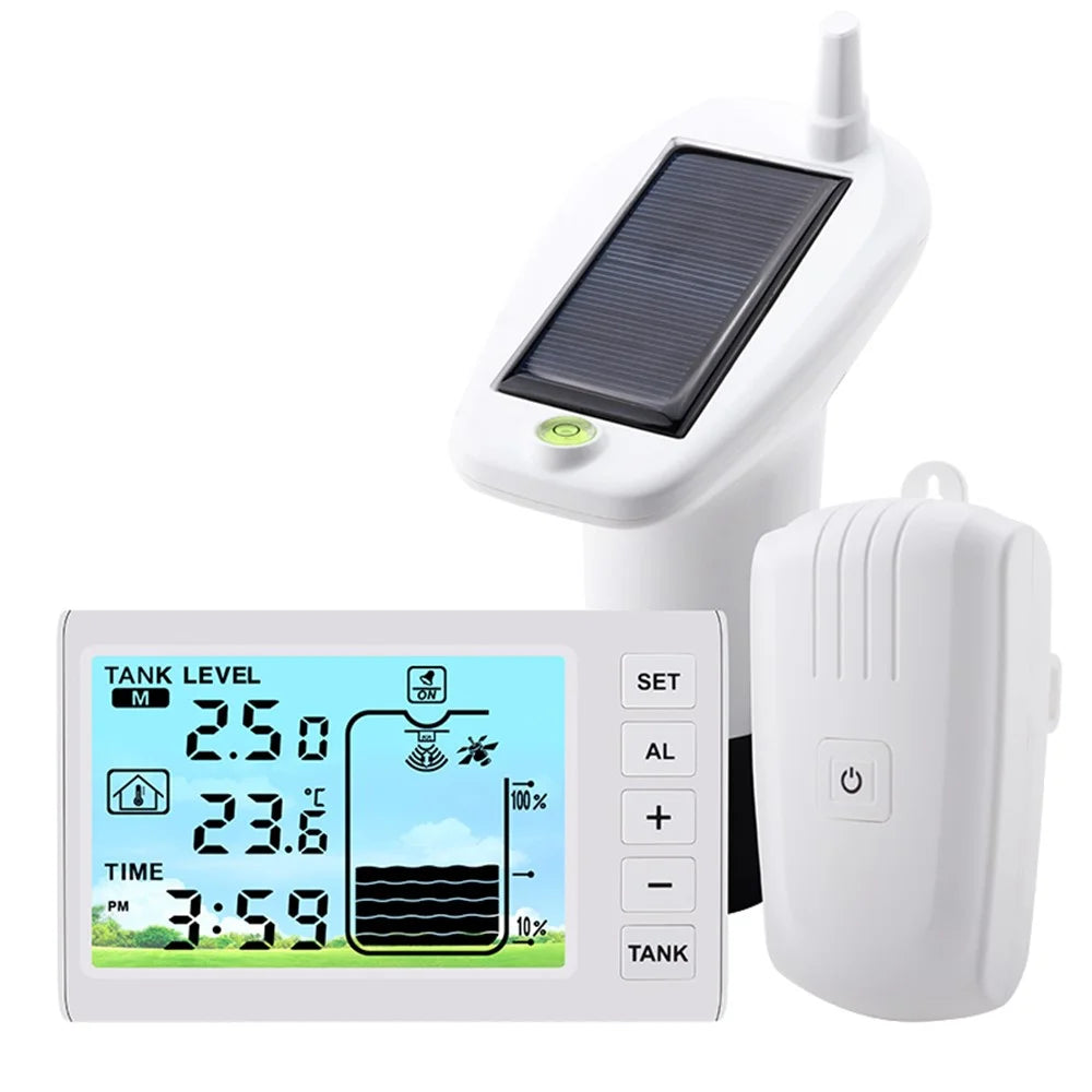 TS-FT001 Ultrasonic Liquid Level Meter Water Tank Level Temperature Meter Indoor Temperature Detector - 1