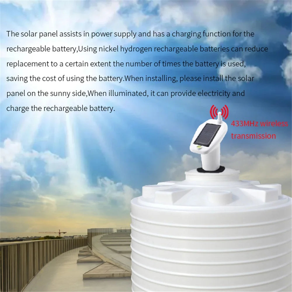 TS-FT001 Ultrasonic Liquid Level Meter Water Tank Level Temperature Meter Indoor Temperature Detector - 6