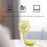 Cat Ear Design Foldable USB Fan Air Circulator Summer Cooler with Suction Cups - Pink - 7