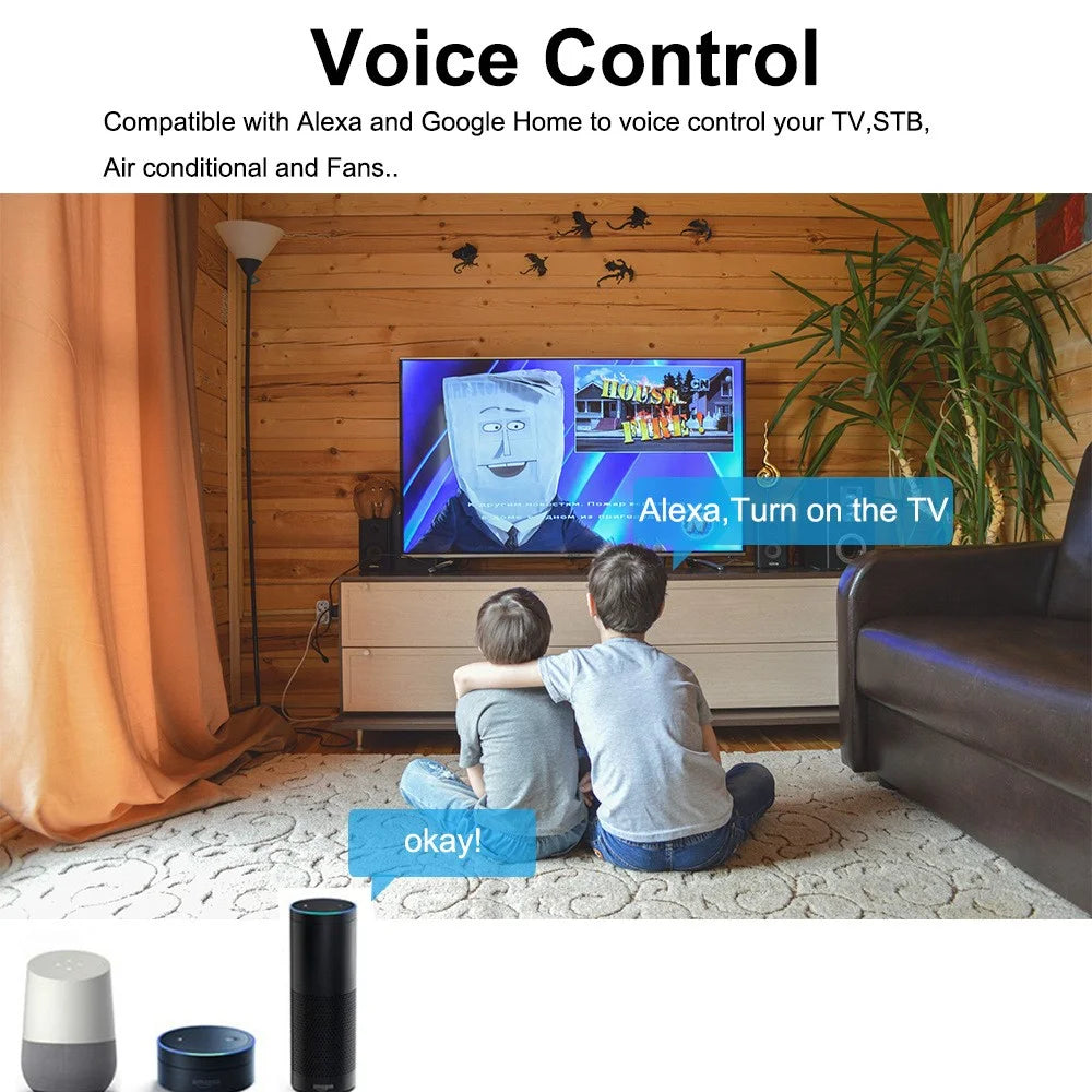 Tuya WiFi Infrared Remote Voice Control Smart Home Control for TV Air Conditioner Fan - 2