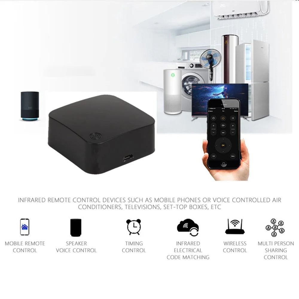 Tuya WiFi Infrared Remote Voice Control Smart Home Control for TV Air Conditioner Fan - 5